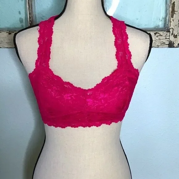 NWOT Sexy Bright Pink Lace Bralette - Picture 10 of 10
